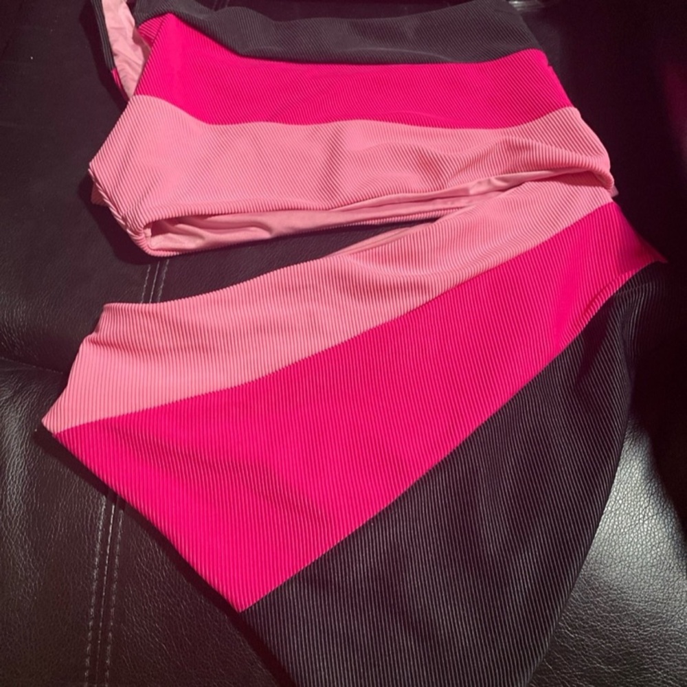 Beach Riot Pink and Black Swimwear